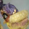 Platyedra subcinerea larva, Malva sylvestris, Devon 2010 (Photo: © R J Heckford)